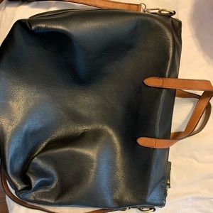 Leather crossbody
